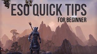 ESO Beginner Tips - New Player Tips for the Elder Scrolls Online (ESO)