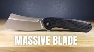 THE BEST LARGE BUDGET FOLDING CLEAVER EDC KNIFE CIVIVI BULLMASTIFF REVIEW