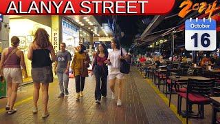 ALANYA STREET WALKING TOUR 2024 ! ALANYA ANTALYA TURKEY HOLIDAY TURKEY TRAVEL 4K