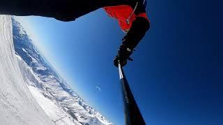 Skiing at 90kmh in Gudauri - Feb 2020