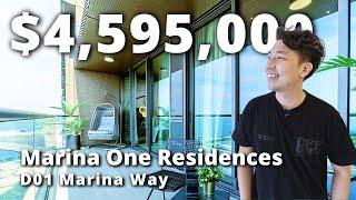 Luxurious Iconic Marina One Residences 3+Study ($4.595M) D01 Marina Way | Singapore Home Tour Ep.136