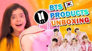  🫰 *BTS* Product UNBOXING | BTS Bag  , Neon Light , Bunny  , keyring | Munna Unplugged