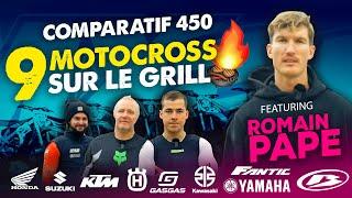 Comparatif 450F 2025 : 9 motos passées au peigne fin par pros et pinpins !