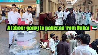 How a worker go to Pakistan from Dubai.  after 1 Year going to pakistan