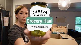 Thrive Market UNBOXING | Pantry staples + Frozen Meat Box