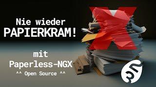 No more Paperwork again! - Open source document digitization with Paperless-NGX [EN Subtitles