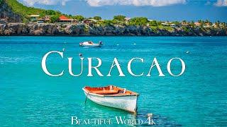 4K Ultra UHD: FLYING OVER CURACAO - Soothing Music Along With Beautiful Nature Video (4K UHD)