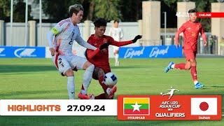 HIGHLIGHTS | Myanmar - Japan | AFC U-20 ASIAN CUP QUALIFIERS | GROUP «I»