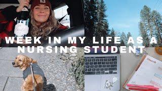 week in my life as a nursing student | nursing school vlog + finals