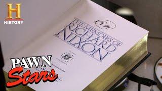 Pawn Stars: CRAZY HIGH ASKING PRICE for Nixon Impeachment Memoirs (Season 11) | History