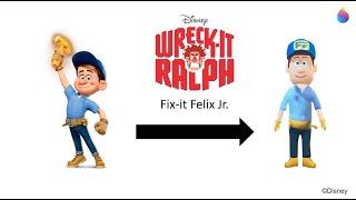 Paint 3D Tutorial: Fix-it Felix Jr.  ~ Wreck it Ralph (2012)