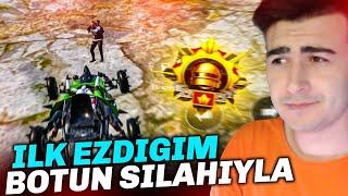 İLK EZDİĞİM BOTUN SİLAHIYLA FATİH LİGİNDE WİN ALMAK! PUBG Mobile Challenge