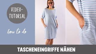 Eingriff-Taschen in Kleidung ganz einfach selber nähen /  DIY-Näh-Tutorial