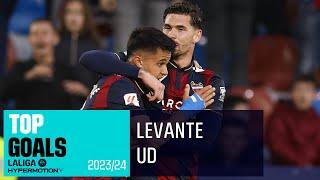 ¡Los 10 MEJORES GOLES del LEVANTE UD en LALIGA HYPERMOTION 2023/24!