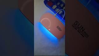 SUNmini UVLED Nail Lamp Review #review #amazon #uvlamp #nailart #nails #dnailsgalaxy