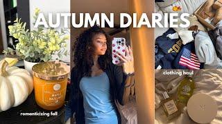 AUTUMN DIARIES  - fall clothing haul, bowling, romanticizing fall  (ep. 2)