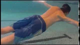 Jake swimming 2 months after spinal surgery