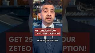 Get 25% Off Your Zeteo Subscription!