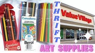 THRIFTING for VINTAGE ART SUPPLIES