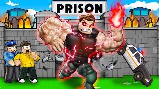 BUILD BODY TO ESCAPE THE PRISON IN ROBLOX !!