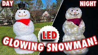 Giant GLOWING Snowman! - DIY TUTORIAL