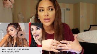 MY RESPONSE VIDEO to sssniperwolf's video about me + other “ariana wannabes"