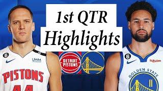 Golden State Warriors vs. Detroit Pistons Full Highlights 1st QTR | Jan 4 | 2023 NBA Season