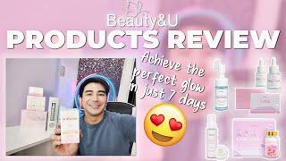 GLASS SKIN ESSENTIALS: BEAUTY & U PRODUCTS REVIEW