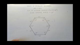 How to Draw a Regular Hexagon - Using the Protractor and Ruler | Matatag Curriculum | Grade 7 |