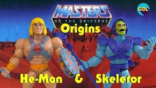 MOTU Origins He-Man and Skeletor Review! New Masters of the Universe Figures by Mattel!