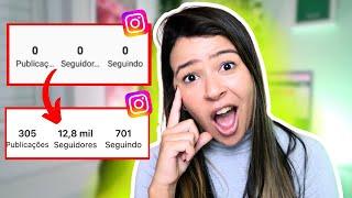 Como CRESCER NO INSTAGRAM *DO ZERO E RÁPIDO* em 2024? Técnicas nada comuns que não te contam