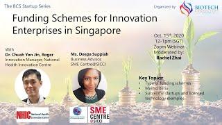 Funding Schemes for Innovation Enterprises in Singapore