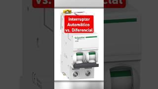 Interruptor Automático vs. Diferencial #shorts