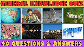 General Knowledge Trivia Quiz, 40 Questions to Test Your Brain!