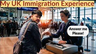 My UK Airport Immigration Experience || UK Immigration Questions & Answers || The Corporate Guys