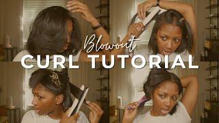 Blowout Curl Tutorial | Step by Step | Beginner Hair Tutorial | Niara Alexis