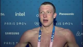 Pieter Coetze finished joint-third along with Ndoye-Brouard in the 100m backstroke semi-final.