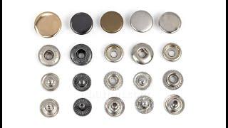 snap metal buttons