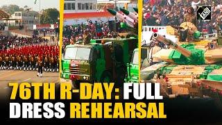 Watch: 76th Republic Day Parade full dress rehearsal at Kartavya Path in Delhi | Indian Army | IAF