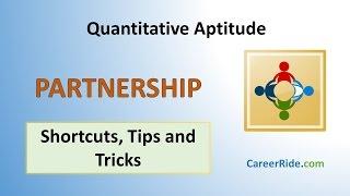 Partnership - Shortcuts & Tricks for Placement Tests, Job Interviews & Exams