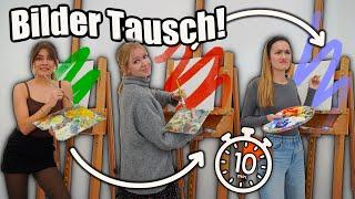 ALLE 10 MINUTEN das GEMÄLDE TAUSCHEN  mit @jette & @dinodauerkunst