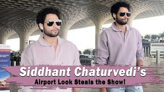 Siddhant Chaturvedi Spotted at the Airport! ️ | Bollywood News