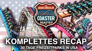 [Recap] Grand American Coaster Roadtrip 2024  | 1 Monat Freizeitparks in den USA testen!