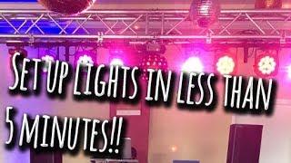 DJ & lighting tips | Instant light show!! | Vlog