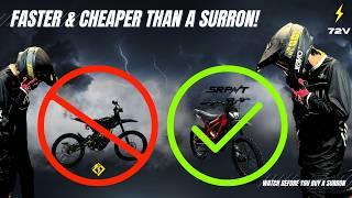 This New 72v E-Moto is CHEAPER and FASTER than a Surron | 5 Reasons The SRPNT Wins