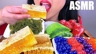 MOST POPULAR FOODS FOR ASMR (HONEYCOMB, ALOE VERA, TANGHULU, SEAGRAPES, POPPING BOBA) ASMR Phan