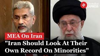 India's Strong Rebuttal to Iran’s Supreme Leader’s Khamenie's Comments