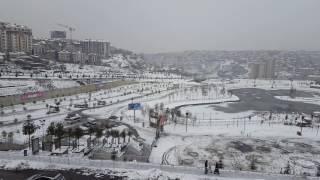 Istanbul Turkey in snow (vialand)