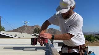 Extruded gutter - Lock Tab