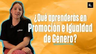 ¿Qué aprenderás en Promoción e Igualdad de Género?